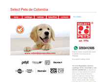 Tablet Screenshot of colombiamascotas.com